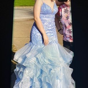 Blue Ball Gown